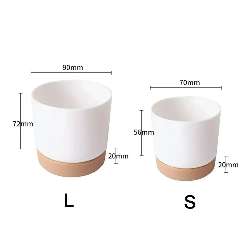 Self Watering Flowerpot Automatic Water Absorption | Decorative Item | Elegant Home Decor