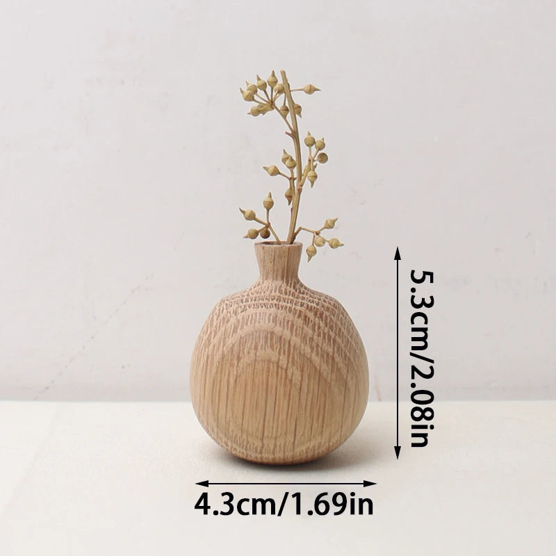Wood Decorative Plant Pots Dry Flower | Vase | wood | Elegant Home Decor