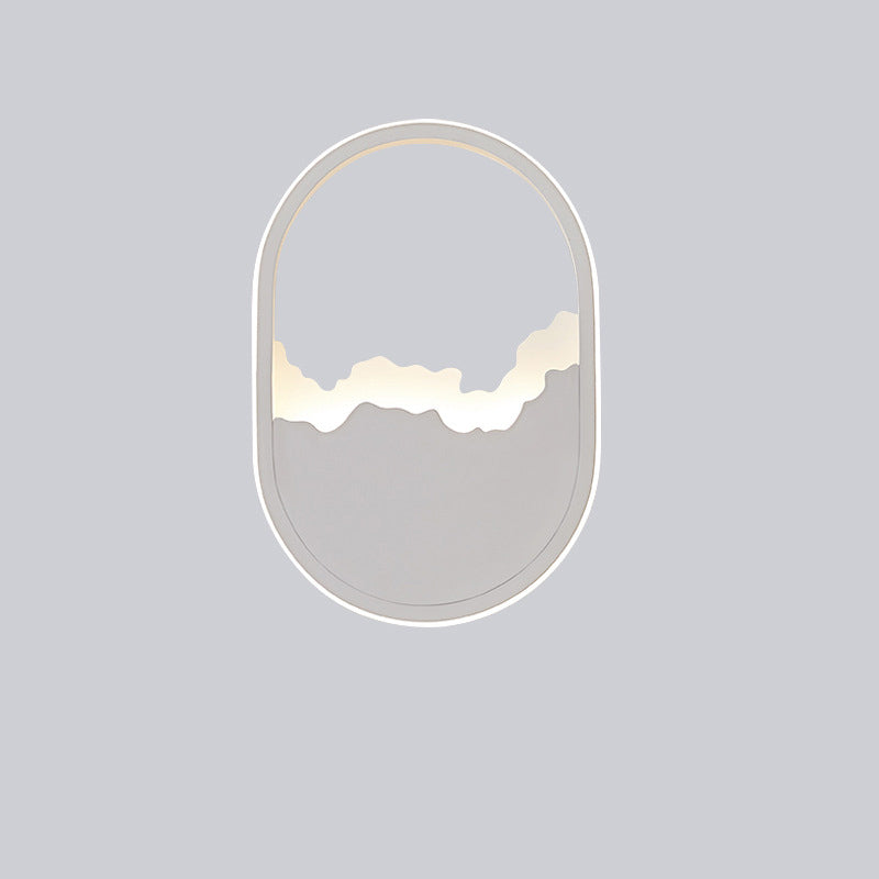 WaveGlow Oval wall lamp | Wall Lamp | Led | iron/metal | 110V - 120V - 220V - 240V | Elegant Wall Illumination