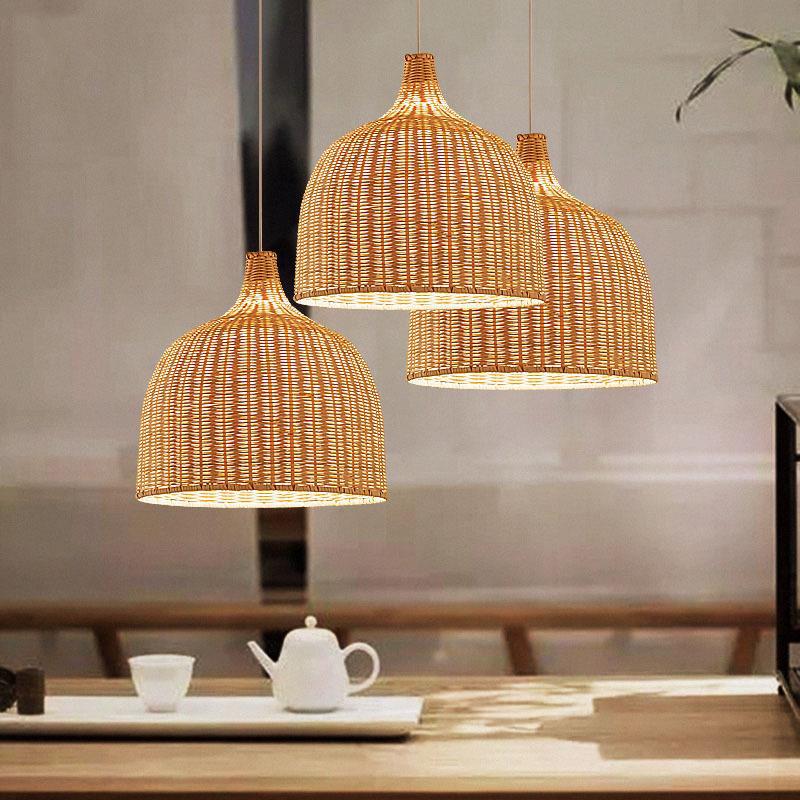 Bamboo Rattan Basket Hanging Lamp | Lighting | bamboo/rattan | 40W | Premium Lighting Solution