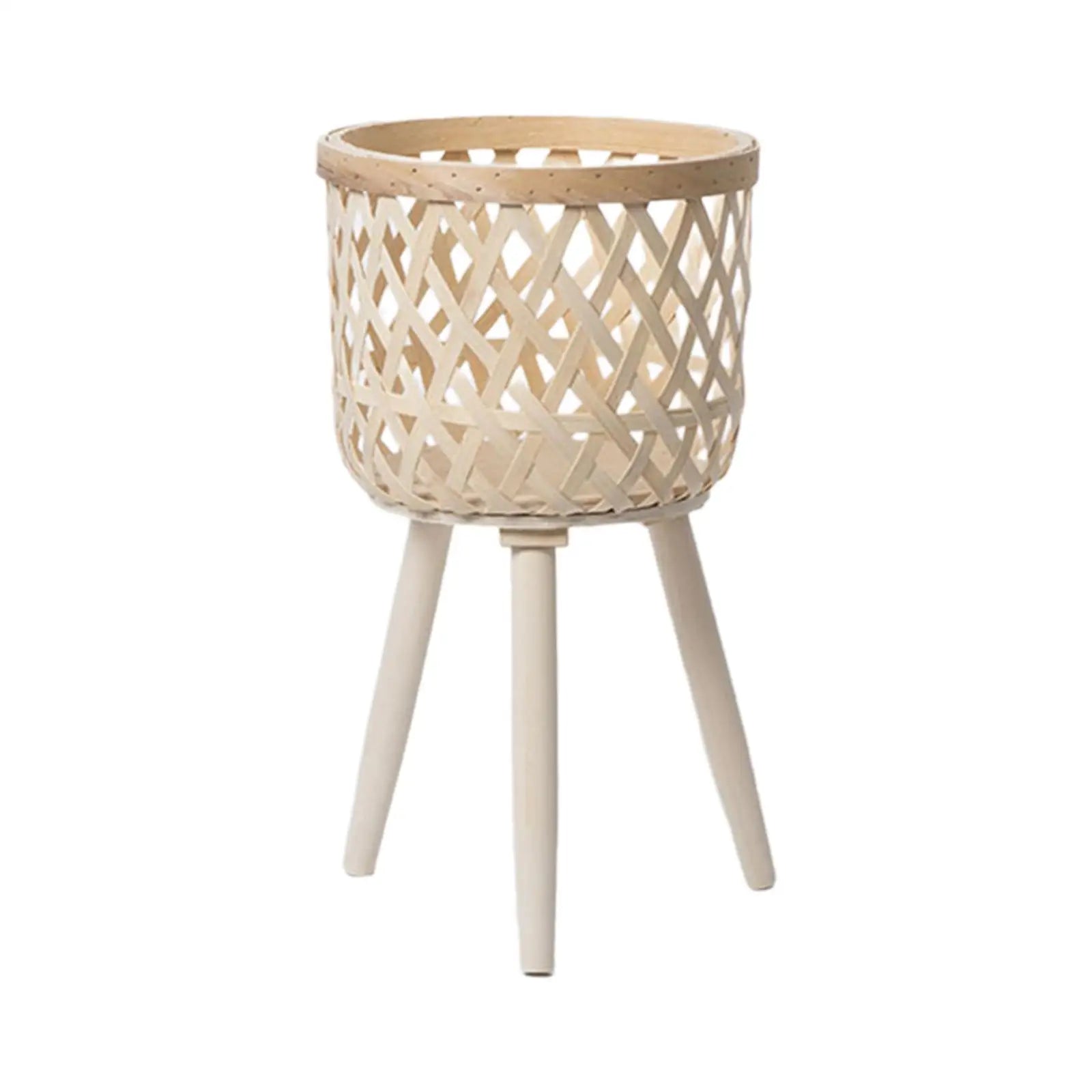 Split Rattan Basket Floor Planter for | Decorative Item | straw | Elegant Home Decor