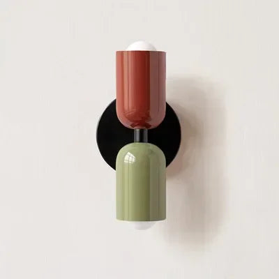 Chic Two-Color Wall Lamp Wall | Wall Lamp | Led | iron/metal | 90V - 260V | Elegant Wall Illumination