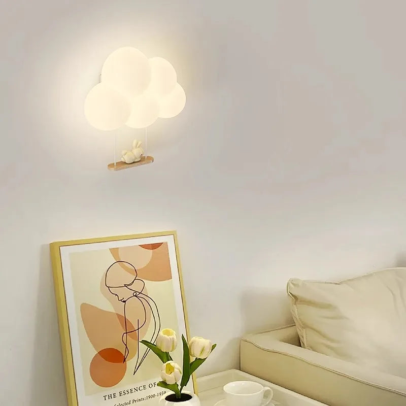 CloudLight Wall Lamp Children's Room | Wall Lamp | Led | iron | 240V | Elegant Wall Illumination