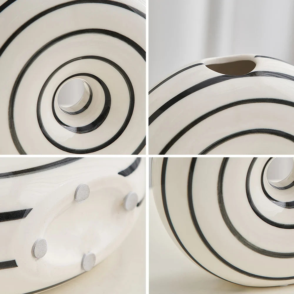 Vase Swirl | Decorative Item | Elegant Home Decor