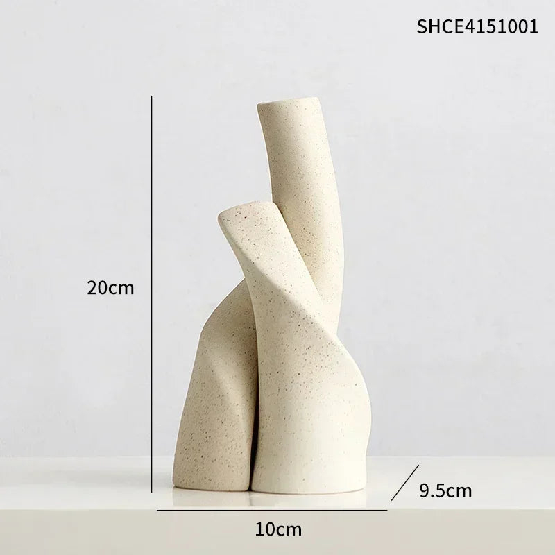 Tall Slender Vase High Ceramic Vase | Vase | ceramic | Elegant Home Decor