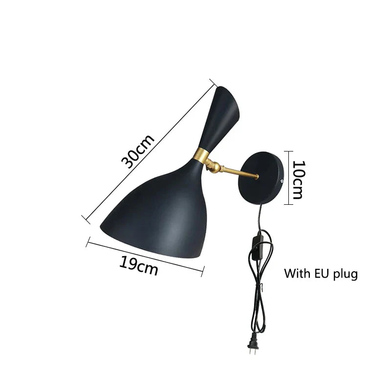 LoftLicht Bedroom Bedside Lamp Industrial | Wall Lamp | Led | iron | 85V - 265V | Elegant Wall Illumination