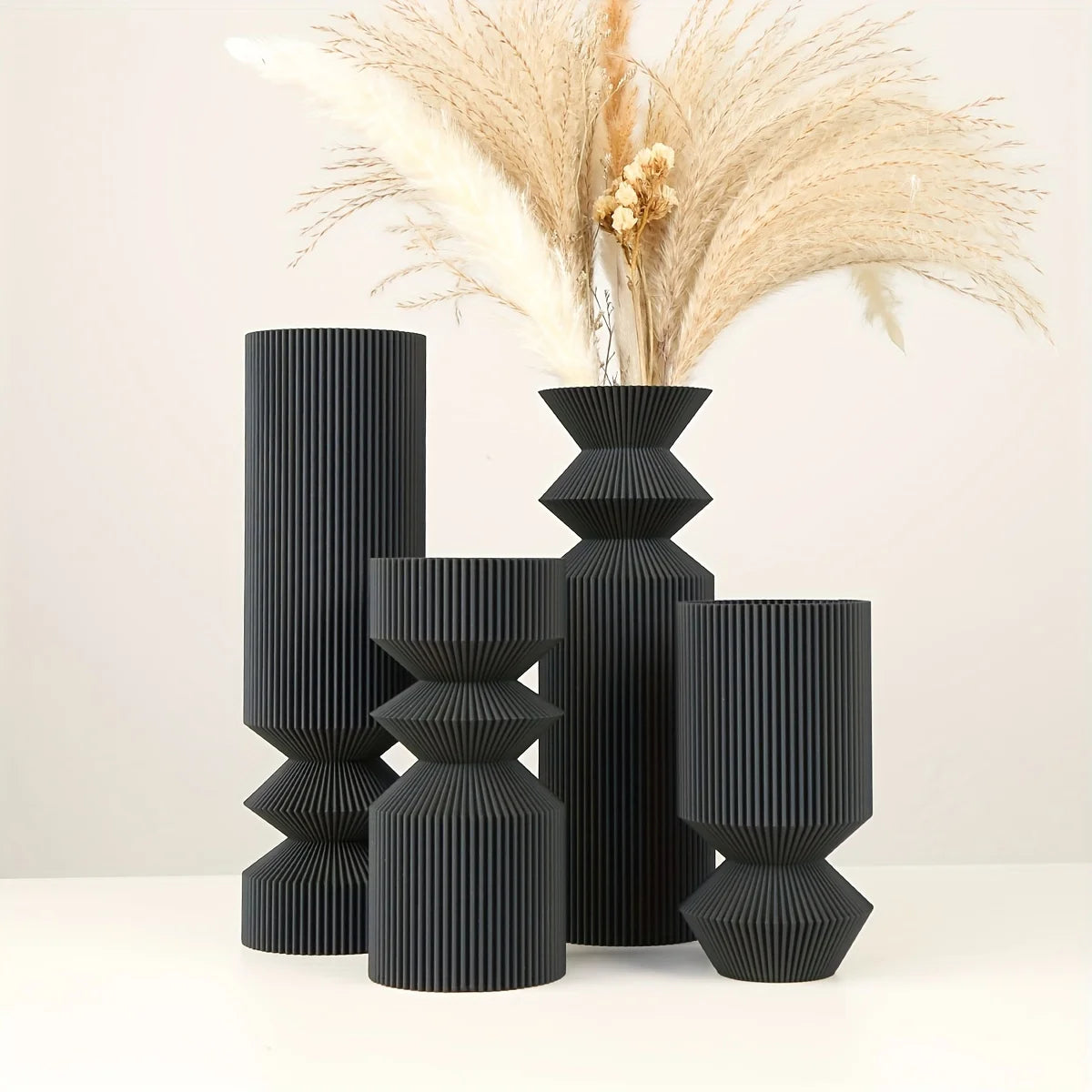 Nordic black plastic vase for home | Vase | plastic | Elegant Home Decor