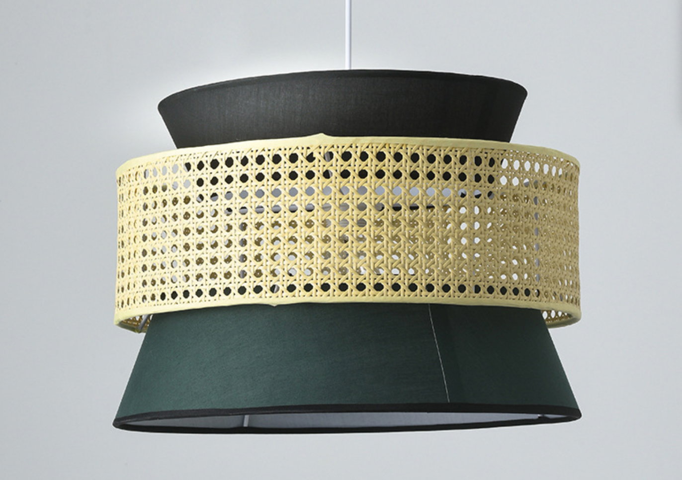 Tiered Rattan Hanging Lamp Simple | Lighting | LED | 110V-120V | Premium Lighting Solution