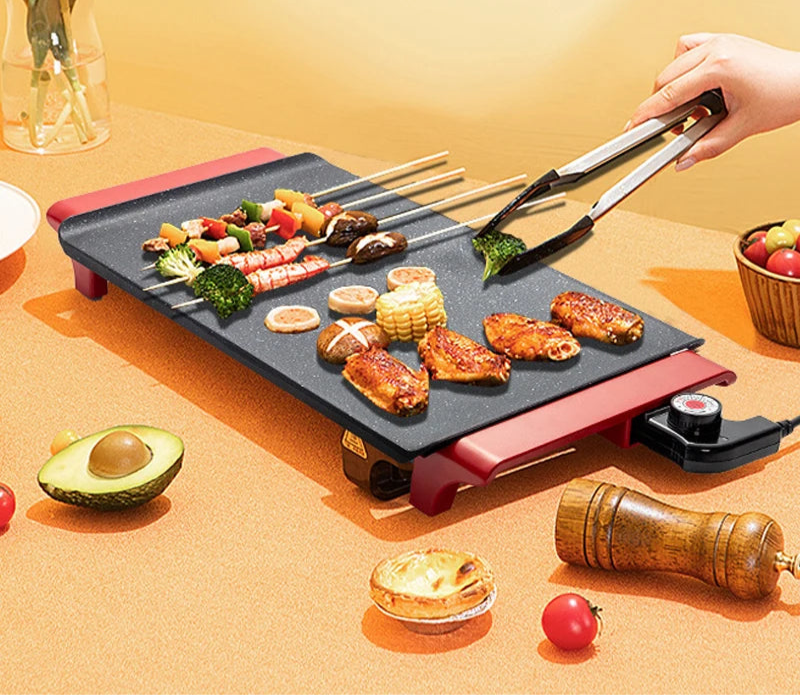 DMWD Household Electric Baking Tray Multifunctional | Appliance | stone | 1500W | 220V | Functional Home Appliance