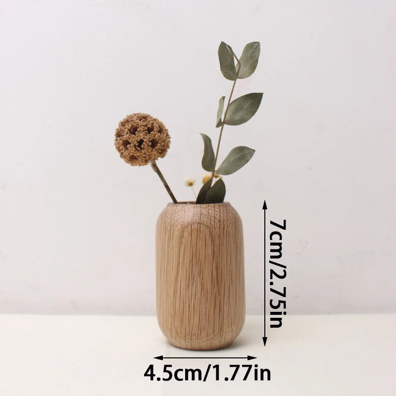 Wood Decorative Plant Pots Dry Flower | Vase | wood | Elegant Home Decor