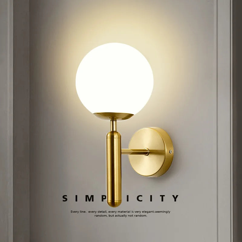 Classic Globe Wall Lamp Wall | Wall Lamp | Elegant Wall Illumination