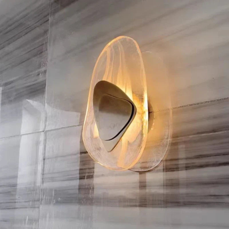 LuxeLicht Minimalist Wall Lamp | Wall Lamp | Led | glass/iron | 90V - 260V | Elegant Wall Illumination