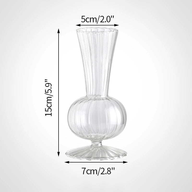 Retro Glass Flower Vase Home Decoration | Vase | glass | Elegant Home Decor