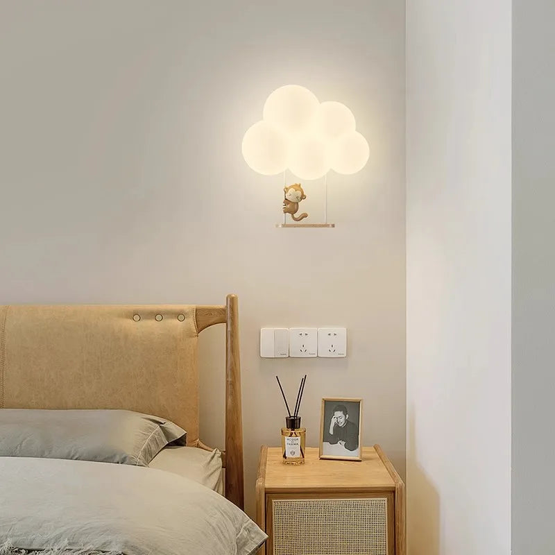 CloudLight Wall Lamp Children's Room | Wall Lamp | Led | iron | 240V | Elegant Wall Illumination