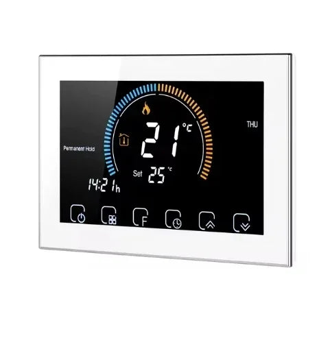 Smart WiFi Thermostat Temperature Controller for Gas Boiler Electric Underfloor | Thermostats | PC, ABS | 1.5W | 95-240V