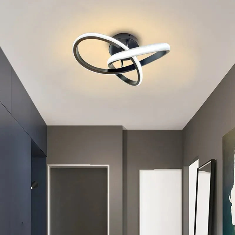 Modern Ceiling Lamp Rings Creative | Lighting | LED | warm white | acrylic/aluminum | 18W | Premium Lighting Solution