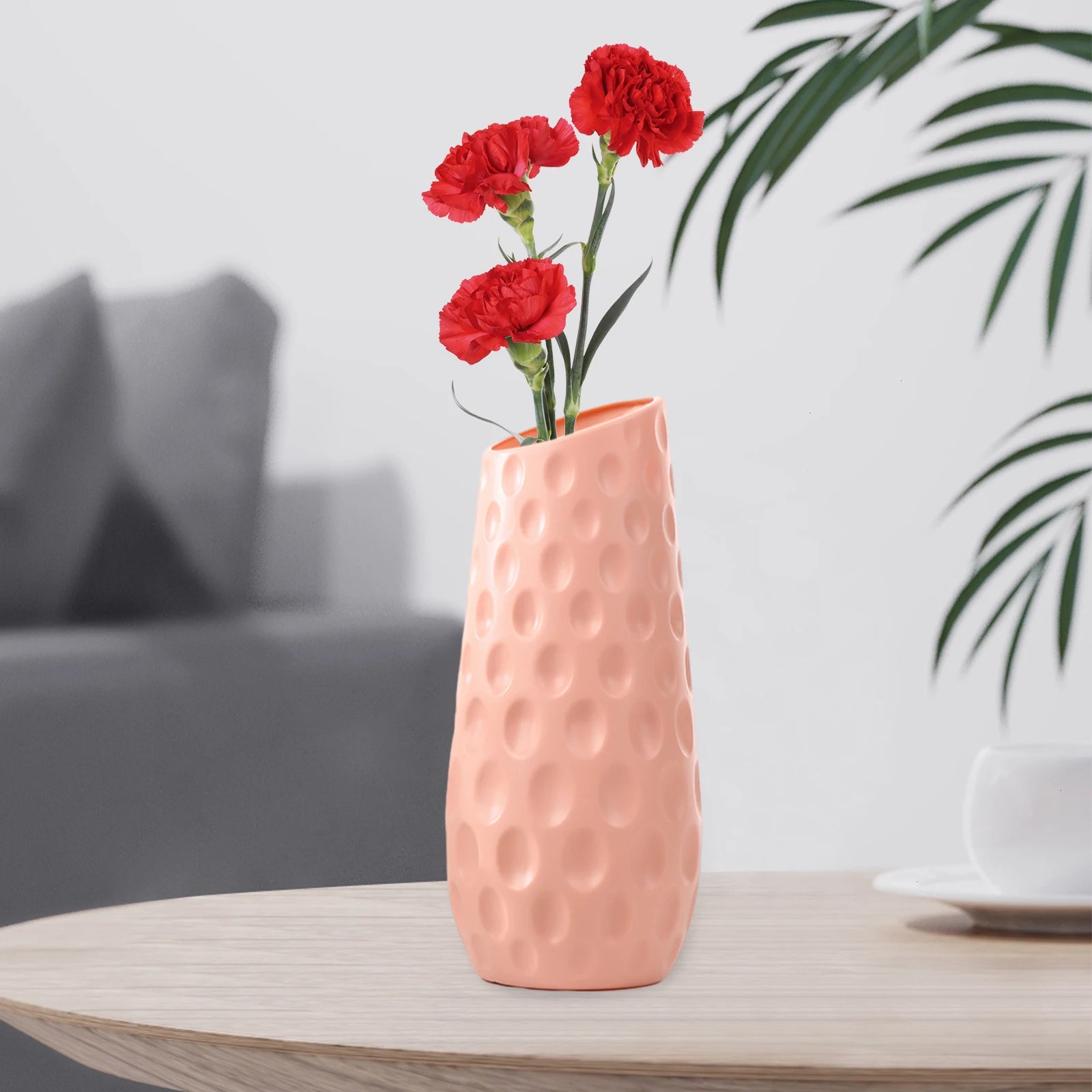 Modern Pink Bubbled Vase Modern Home | Vase | Elegant Home Decor
