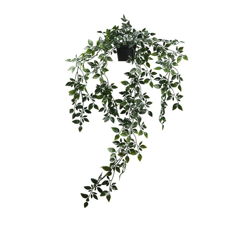 Artificial Plastic Hanging Plants Wall Vines | Decorative Item | plastic | Elegant Home Decor