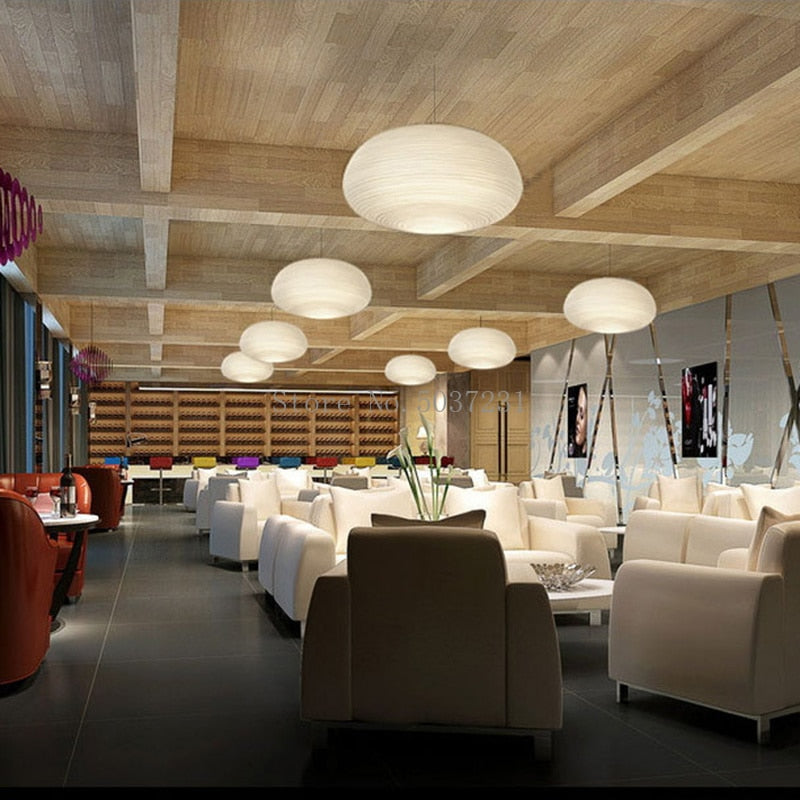 Contemporary Snow White Glass Hanging | Lighting | glass/metal | Premium Lighting Solution