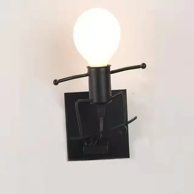 RobotLight Modern Sconce Children's Rooms | Wall Lamp | Led | metal | 85V - 265V | Elegant Wall Illumination