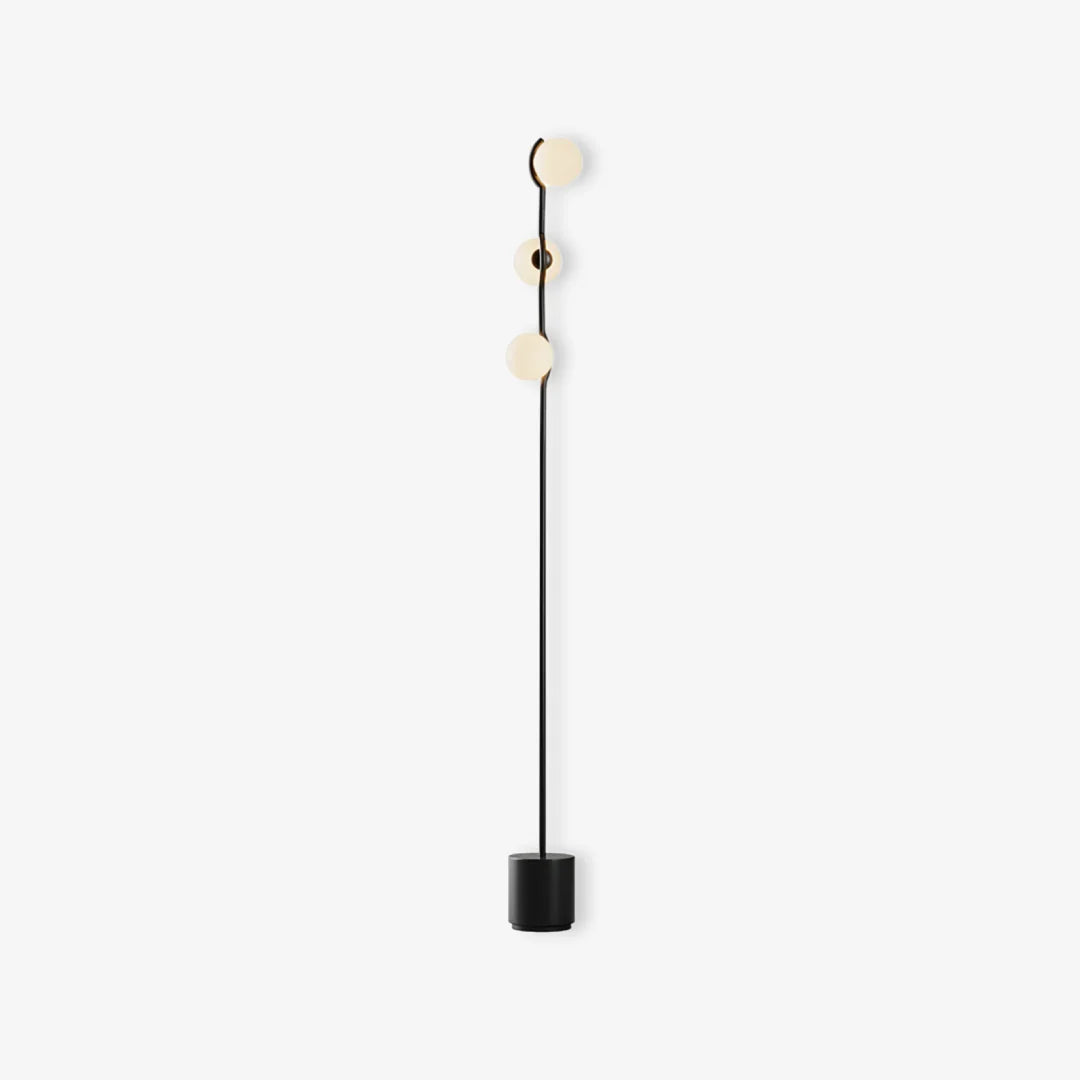 Single bulb floor lamp | Floor Lamp | glass/metal | 240v | Stylish Floor Lighting