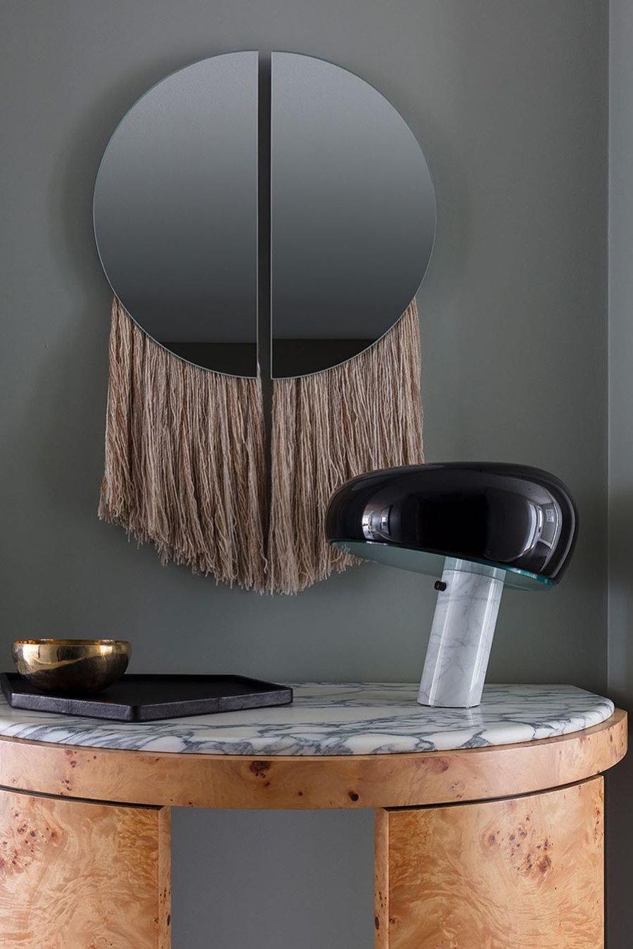 Marble Table Lamp Black | Table Lamp | metal/Marble | 110-240V | Sleek Table Accent