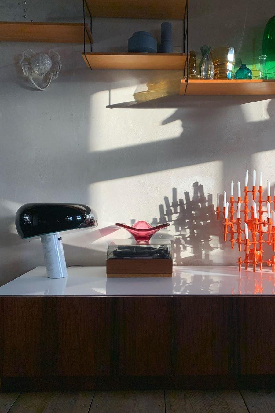 Marble Table Lamp Black | Table Lamp | metal/Marble | 110-240V | Sleek Table Accent