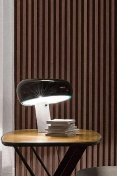 Marble Table Lamp Black | Table Lamp | metal/Marble | 110-240V | Sleek Table Accent