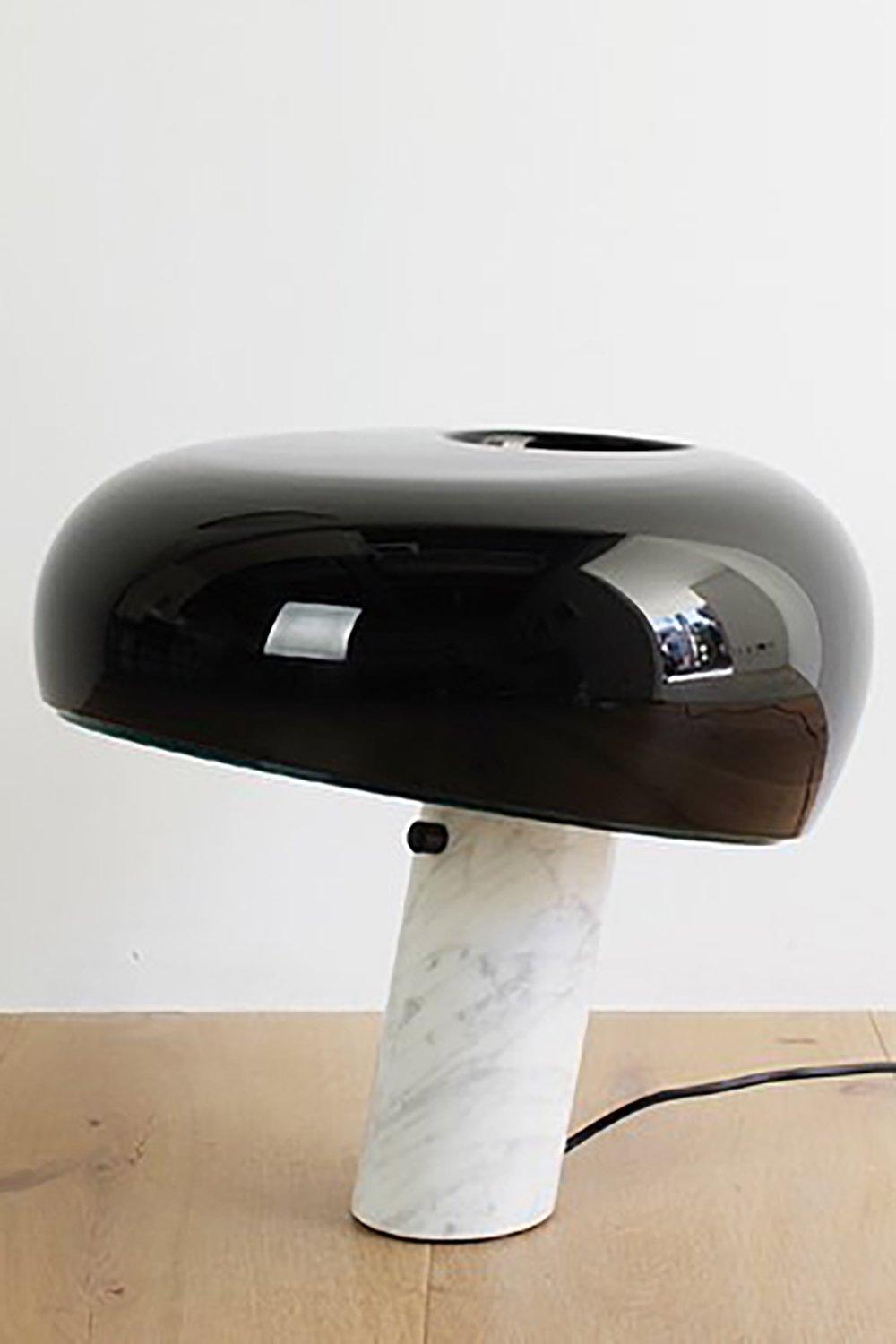 Marble Table Lamp Black | Table Lamp | metal/Marble | 110-240V | Sleek Table Accent