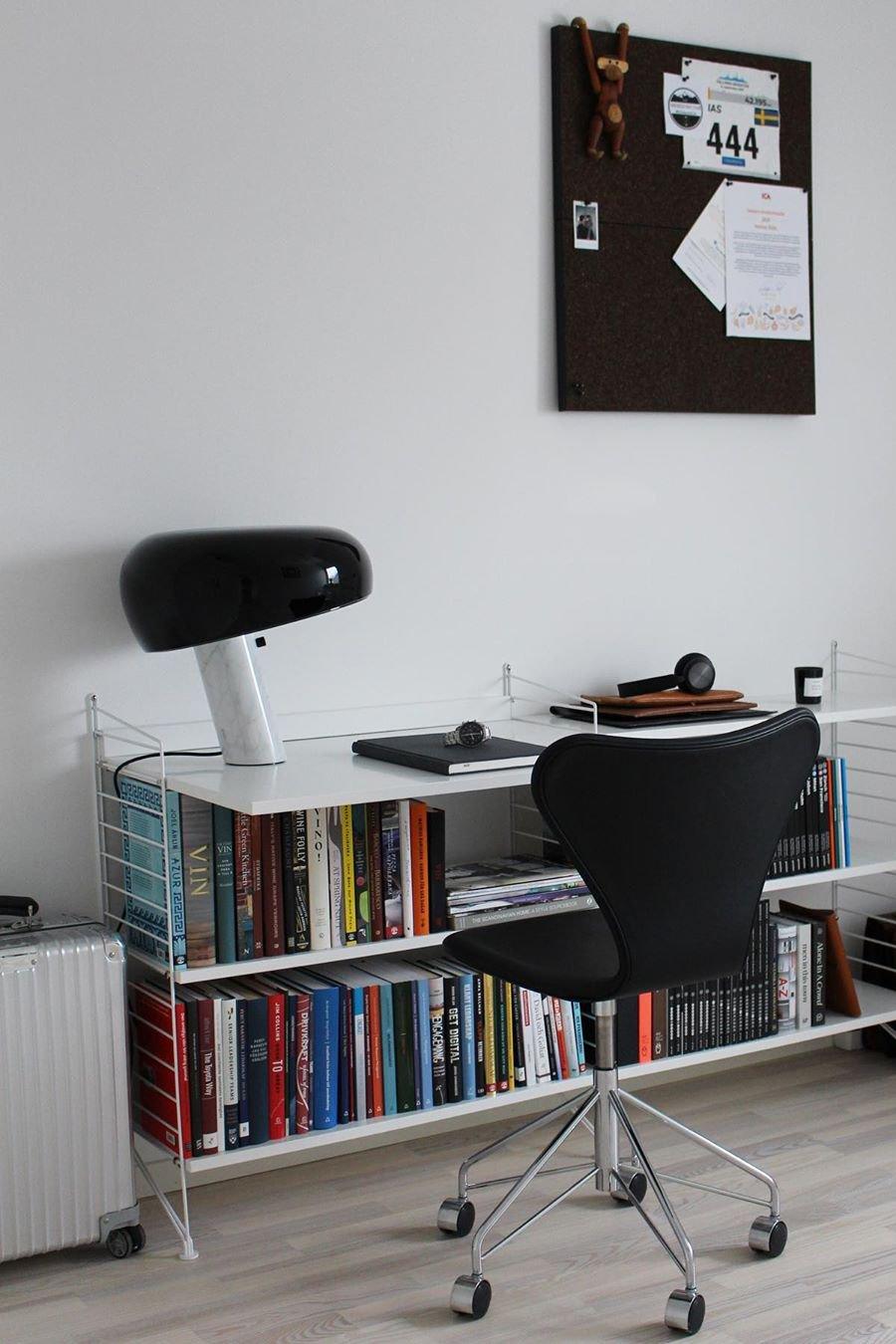 Marble Table Lamp Black | Table Lamp | metal/Marble | 110-240V | Sleek Table Accent