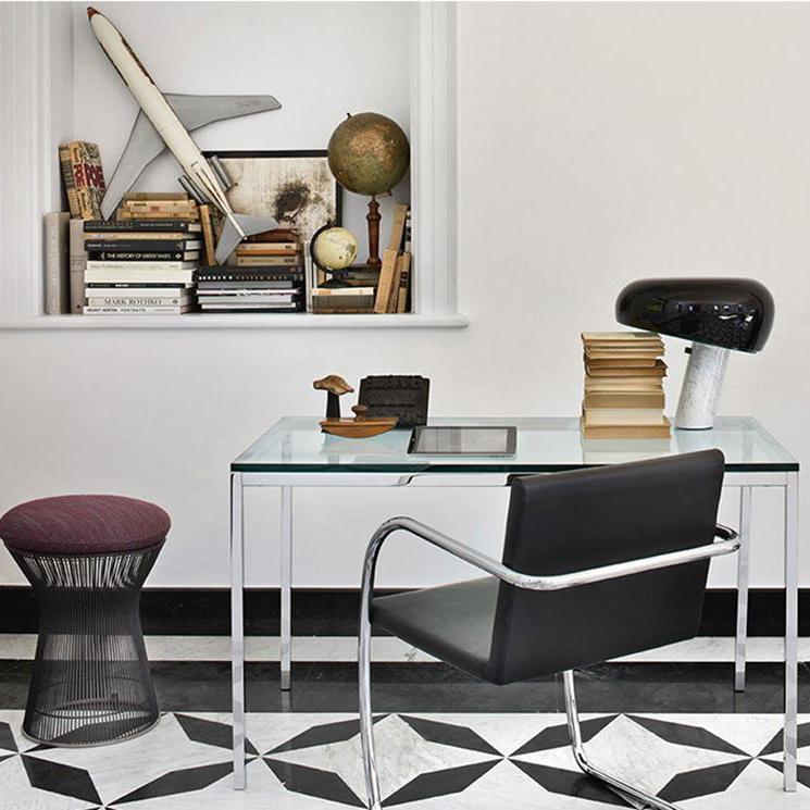 Marble Table Lamp Black | Table Lamp | metal/Marble | 110-240V | Sleek Table Accent