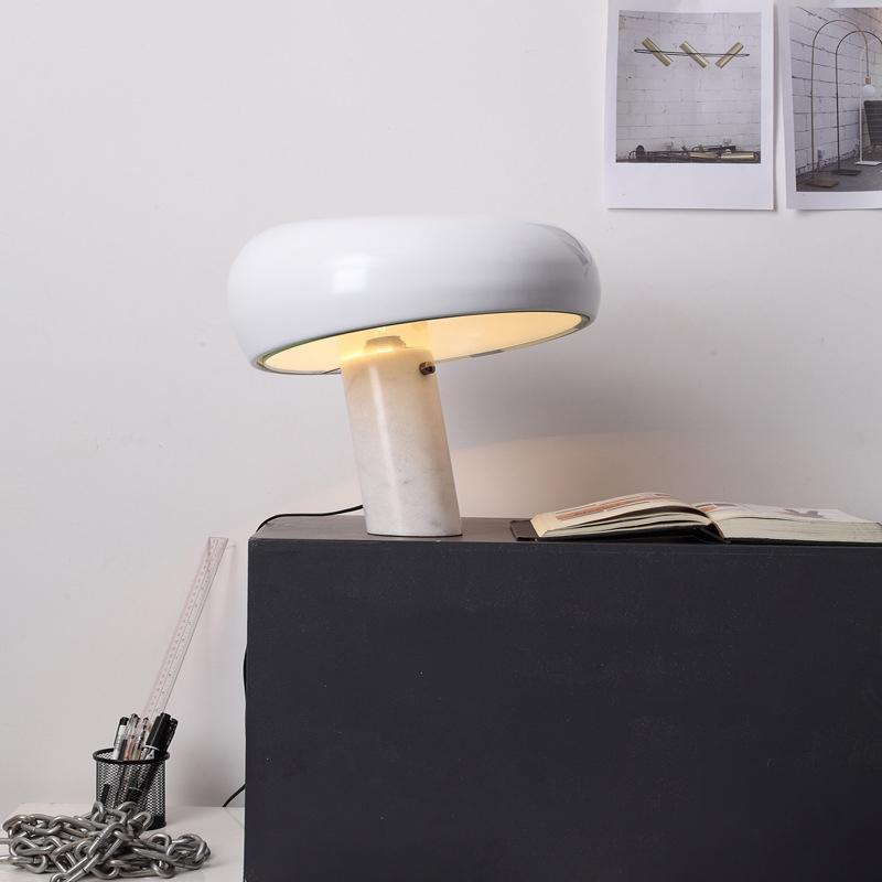 Marble Table Lamp Black | Table Lamp | metal/Marble | 110-240V | Sleek Table Accent