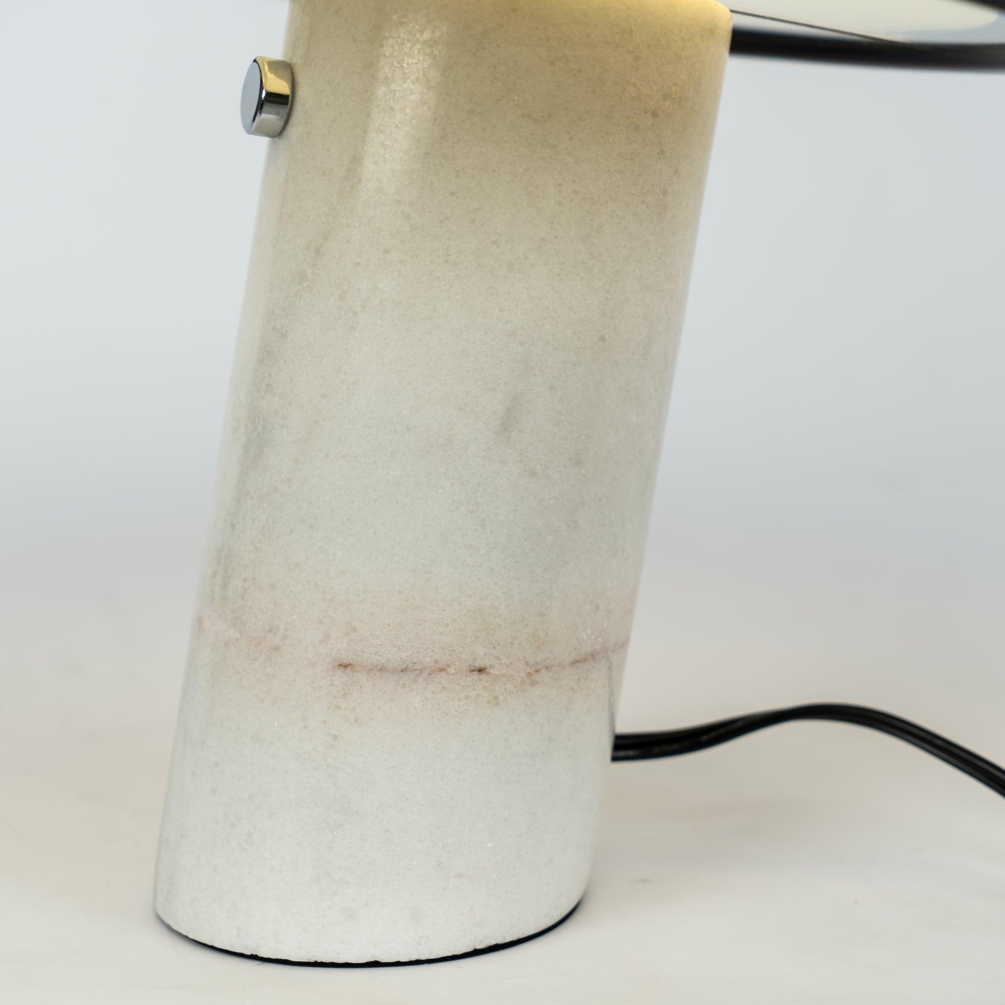 Marble Table Lamp Black | Table Lamp | metal/Marble | 110-240V | Sleek Table Accent