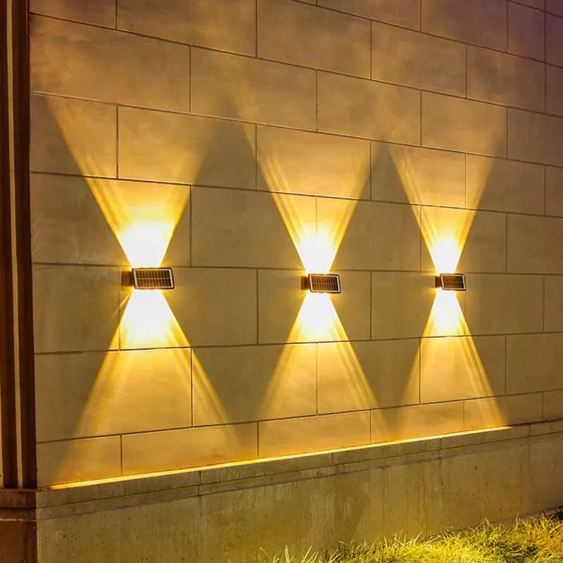 SunGlare Solar Outdoor Wall Lamp | Wall Lamp | LED | Elegant Wall Illumination