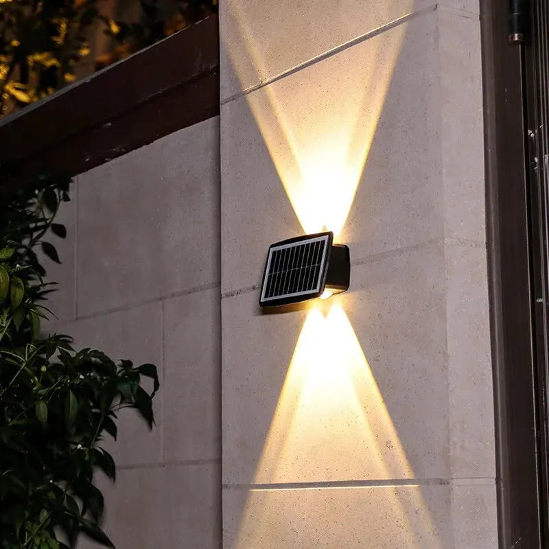 SunGlare Solar Outdoor Wall Lamp | Wall Lamp | LED | Elegant Wall Illumination