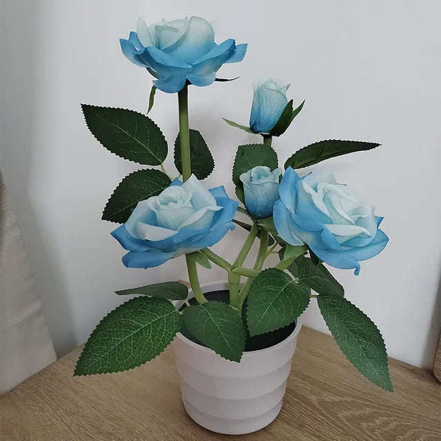 BloomLight Solar Rose Lantern | Lighting | LED | fabric/plastic | Premium Lighting Solution