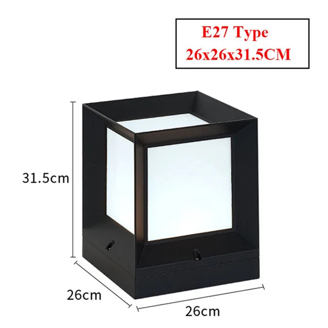 LumiPillar Outdoor Standing Lamp Gates | Floor Lamp | LED | aluminum/glass | Stylish Floor Lighting