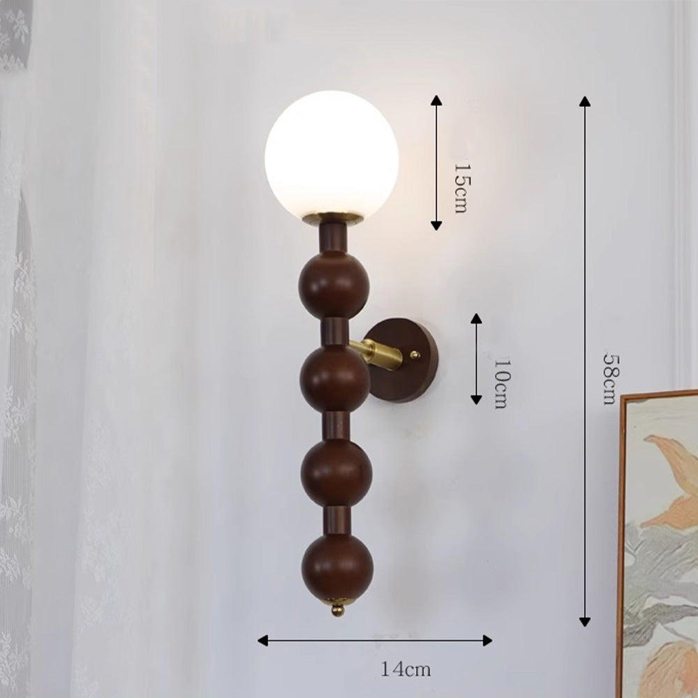 Bauhaus Long Metal Wall Lamp | Wall Lamp | metal/wood | 110V - 120V | Elegant Wall Illumination