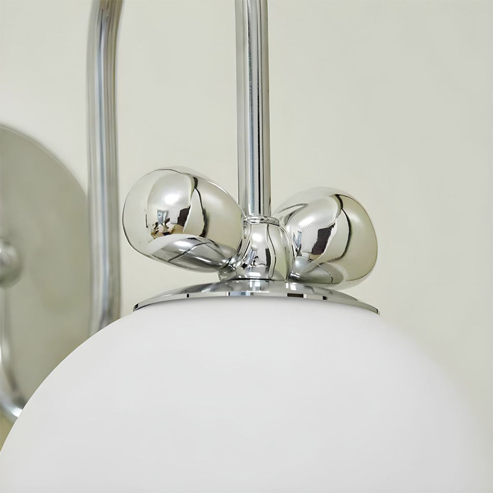 French Cream White Glass Wall | Wall Lamp | glass | 110V - 120V | Elegant Wall Illumination