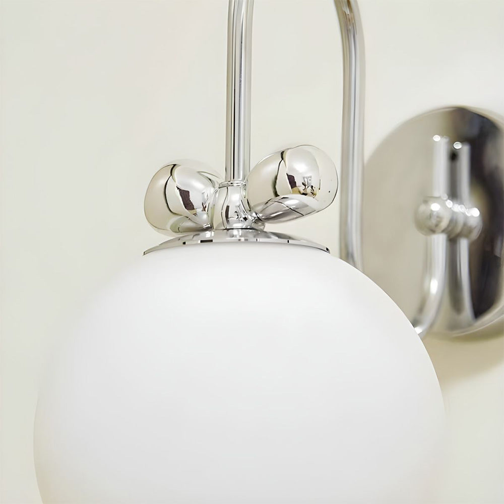 French Cream White Glass Wall | Wall Lamp | glass | 110V - 120V | Elegant Wall Illumination