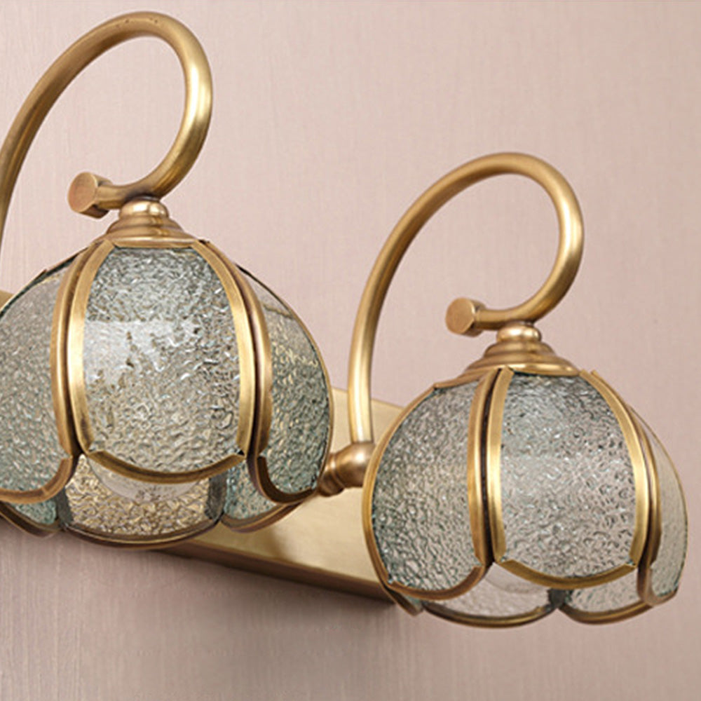 Classic Multi-headed Bathroom Wall Lamp | Wall Lamp | Led | glass | 110V - 120V | Elegant Wall Illumination