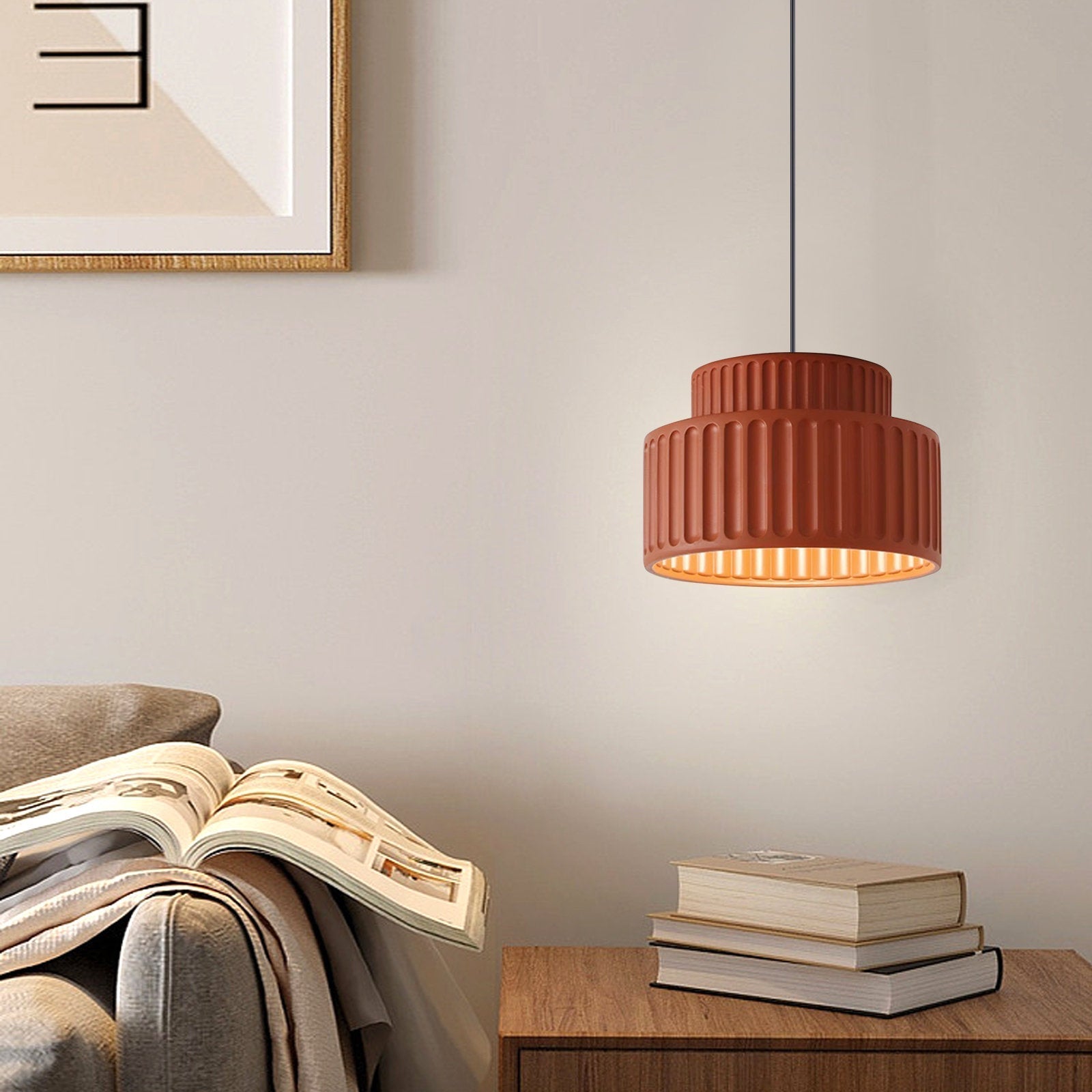 Bauhaus Simple Modern Resin Pendant | Lighting | LED | 110V-120V | Premium Lighting Solution
