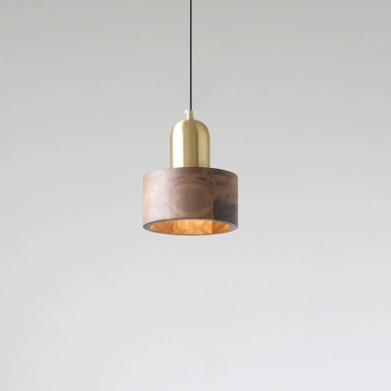 OakEcho Wooden Hanging Lamp | Lighting | brass/copper/wood | 90-260V | Premium Lighting Solution