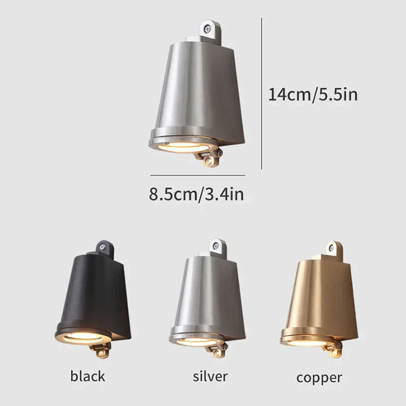 AquaLicht Outdoor wall lamp terrace | Wall Lamp | metal | 85-265V | Elegant Wall Illumination
