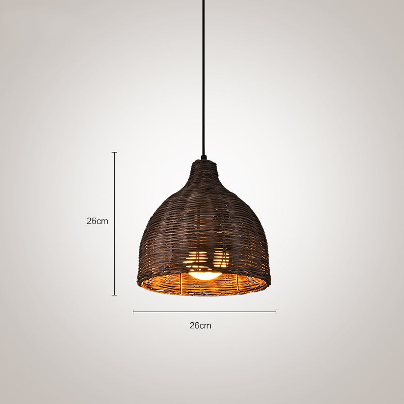 Bamboo Rattan Basket Hanging Lamp | Lighting | bamboo/rattan | 40W | Premium Lighting Solution