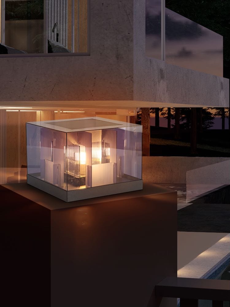 Cubex Gleam Outdoor Light Solar | Lighting | LED | metal/plastic | Premium Lighting Solution