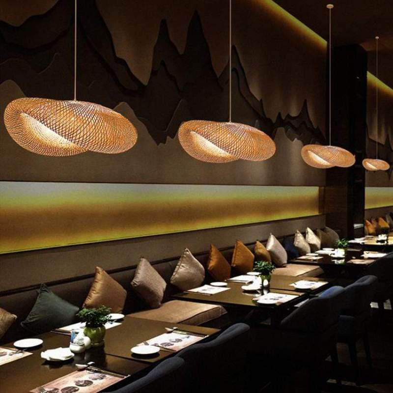 ZenBamboo Hanging Lamp Bulbs made | Lighting | LED | Warm White | 220V | Premium Lighting Solution