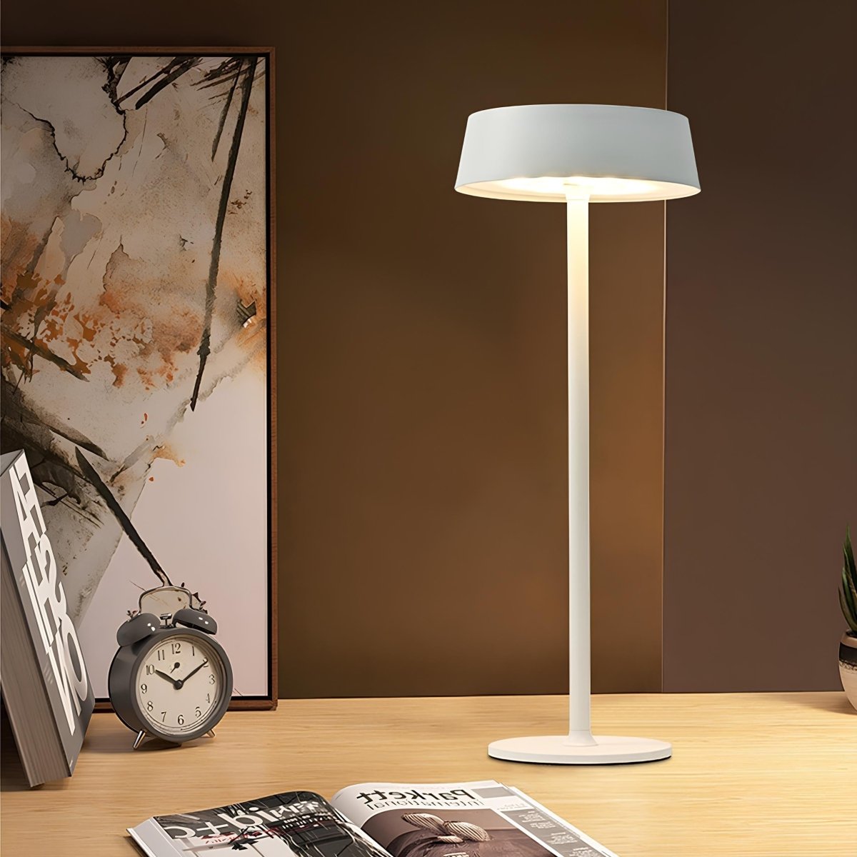 SlimLux Dimmable Modern Table Lamp | Table Lamp | Iron | 3W | Sleek Table Accent