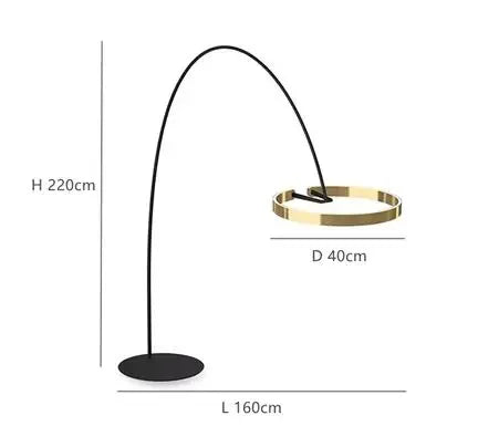 Scandinavian design floor lamp | Floor Lamp | LED | aluminum | 20v/260v | Stylish Floor Lighting