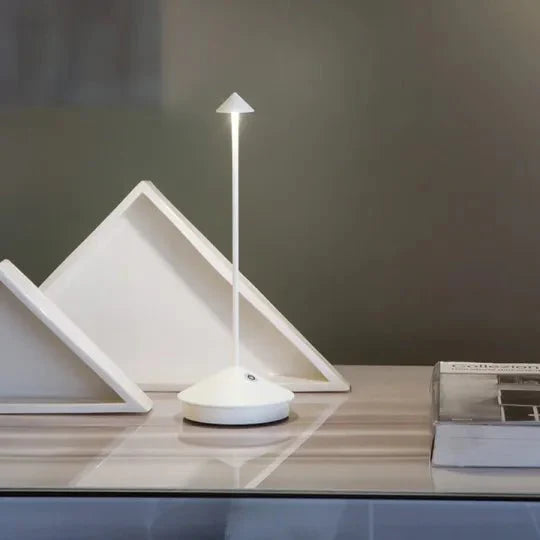 LumiZen™ Minimalist Table Lamp Waterproof | Table Lamp | LED | Aluminum/polycarbonate | 2.2W | Sleek Table Accent